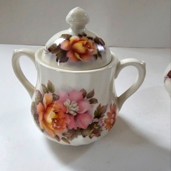 Cream and Sugar dish Vintage Royal Grafton two handle rare made in England - Picture 4 of 8